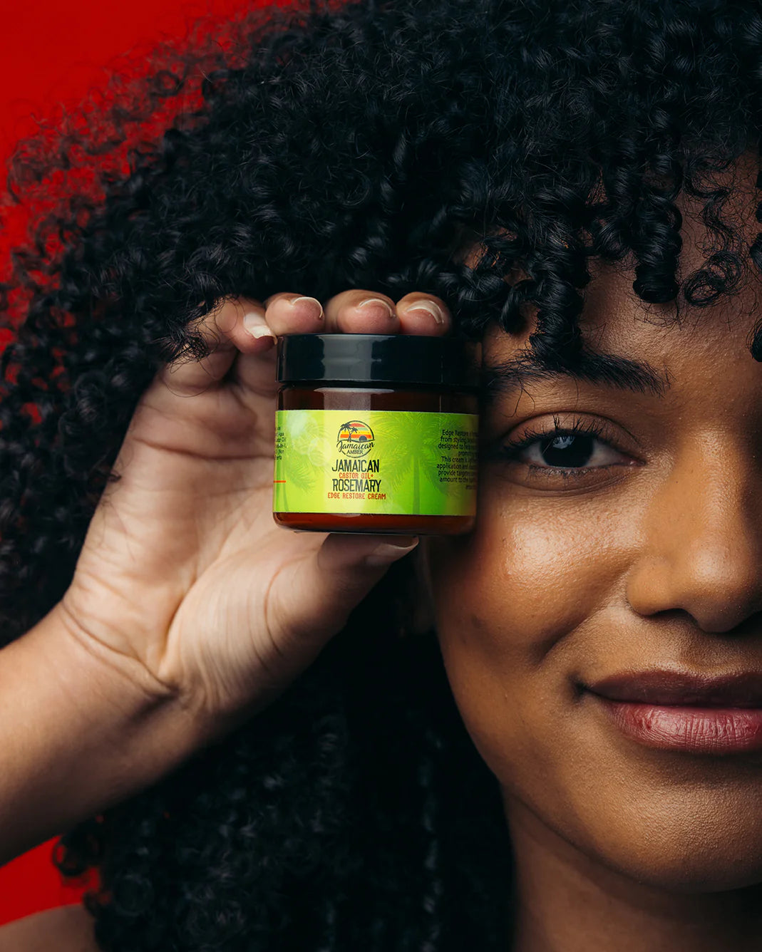 Jamaican Amber Jamaican Castor Oil & Rosemary Edge Restore Cream for Hair 2 oz/60 ml