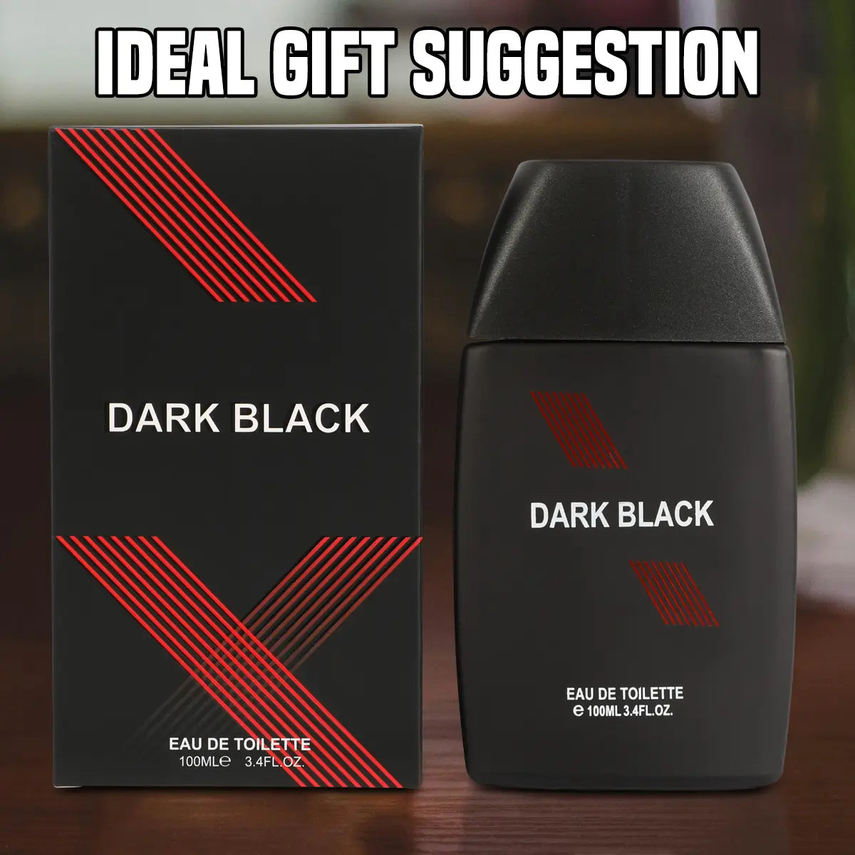 Dark Black Spray Cologne Eau De Toilette For Men