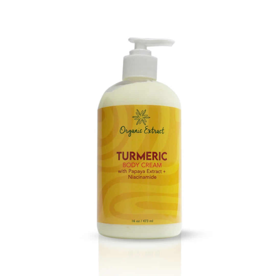 Organic Extract Turmeric Body Cream 16 oz
