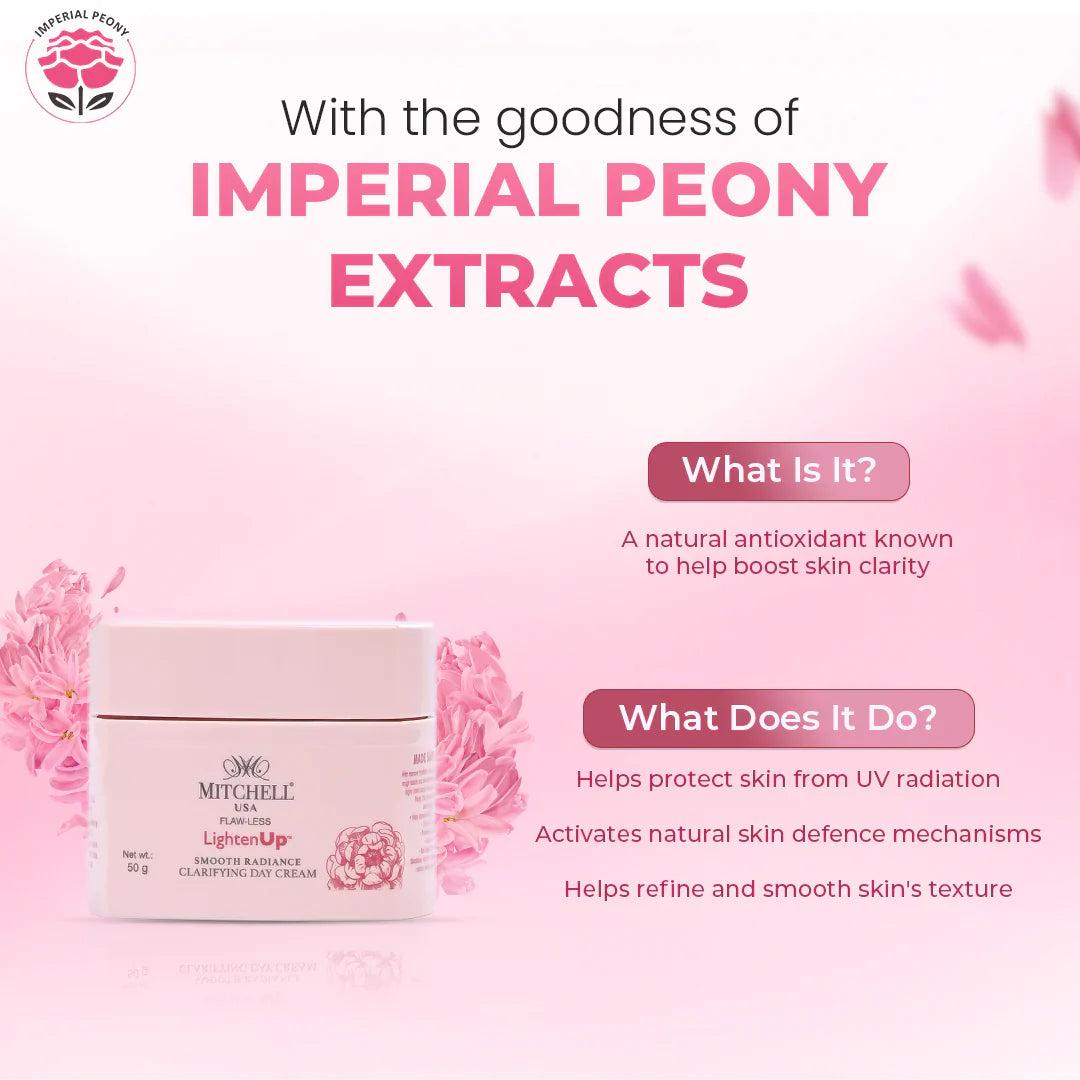 Lighten Up Flaw-Less Smooth Radiance Clarifying Day Cream 50g