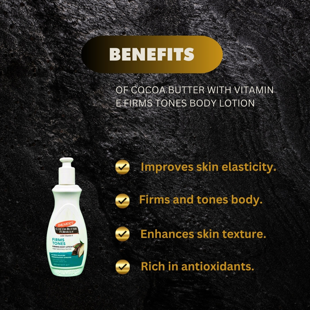 Cocoa Butter with Vitamin E Firms Tones Body Lotion 400ml / 13.5 fl.oz