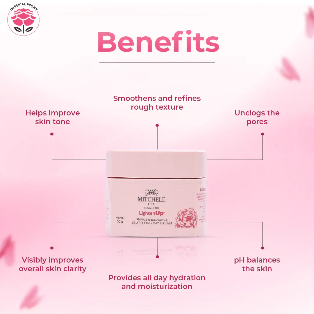 Lighten Up Flaw-Less Smooth Radiance Clarifying Day Cream 50g