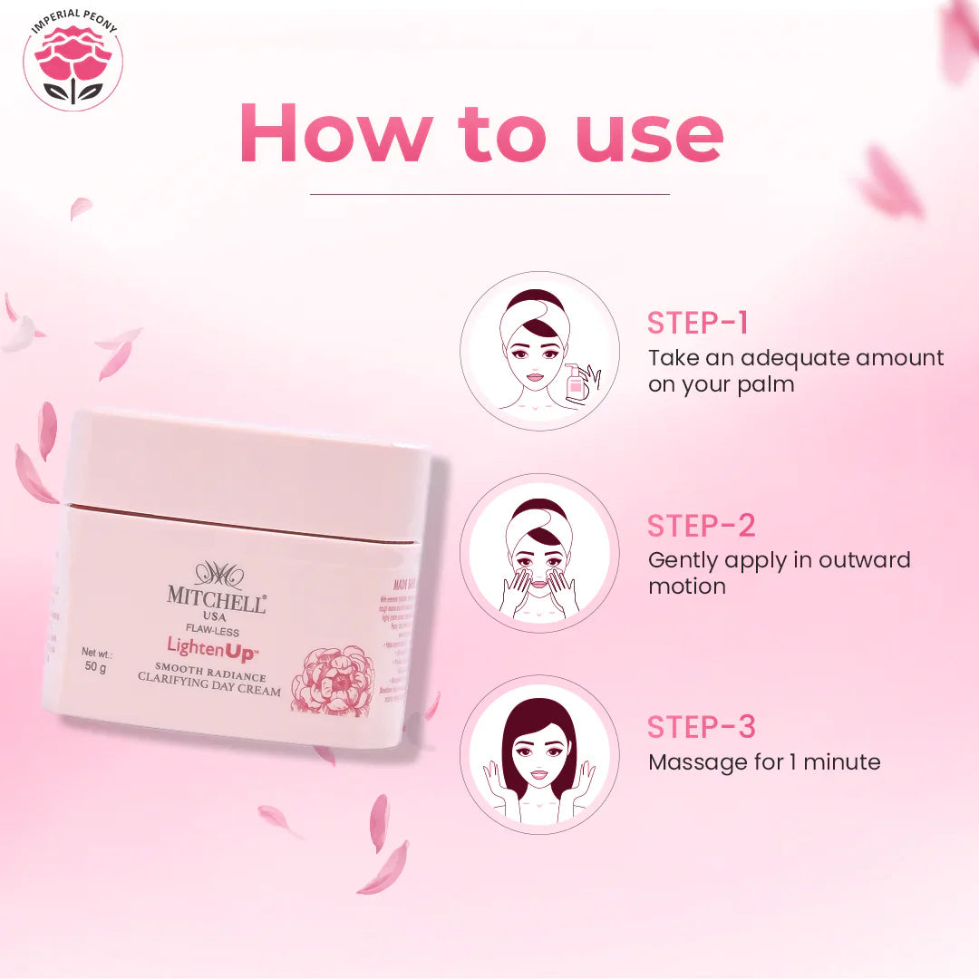 Lighten Up Flaw-Less Smooth Radiance Clarifying Day Cream 50g