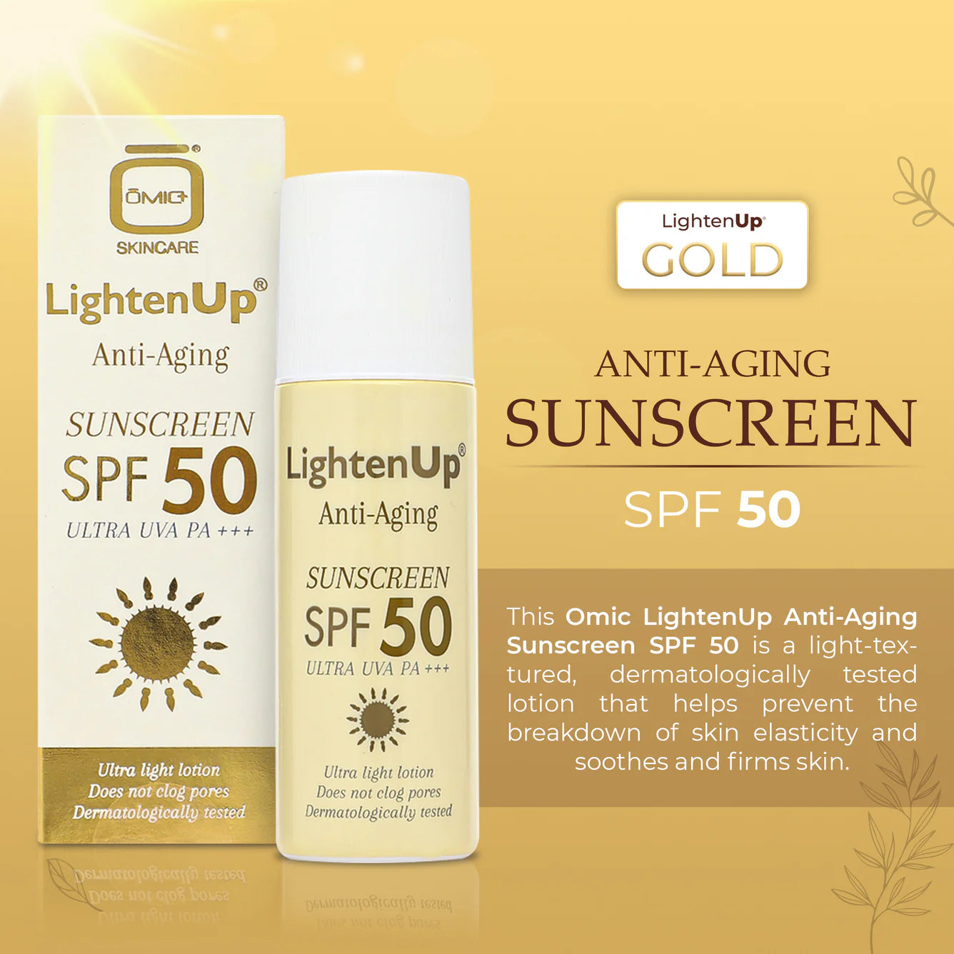 LightenUp Anti-Aging Sunscreen SPF 50
