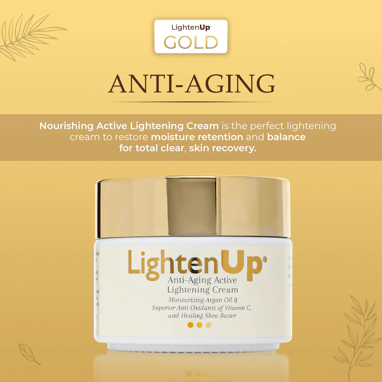 LightenUp Anti-Aging Lightening Cream - 100ml