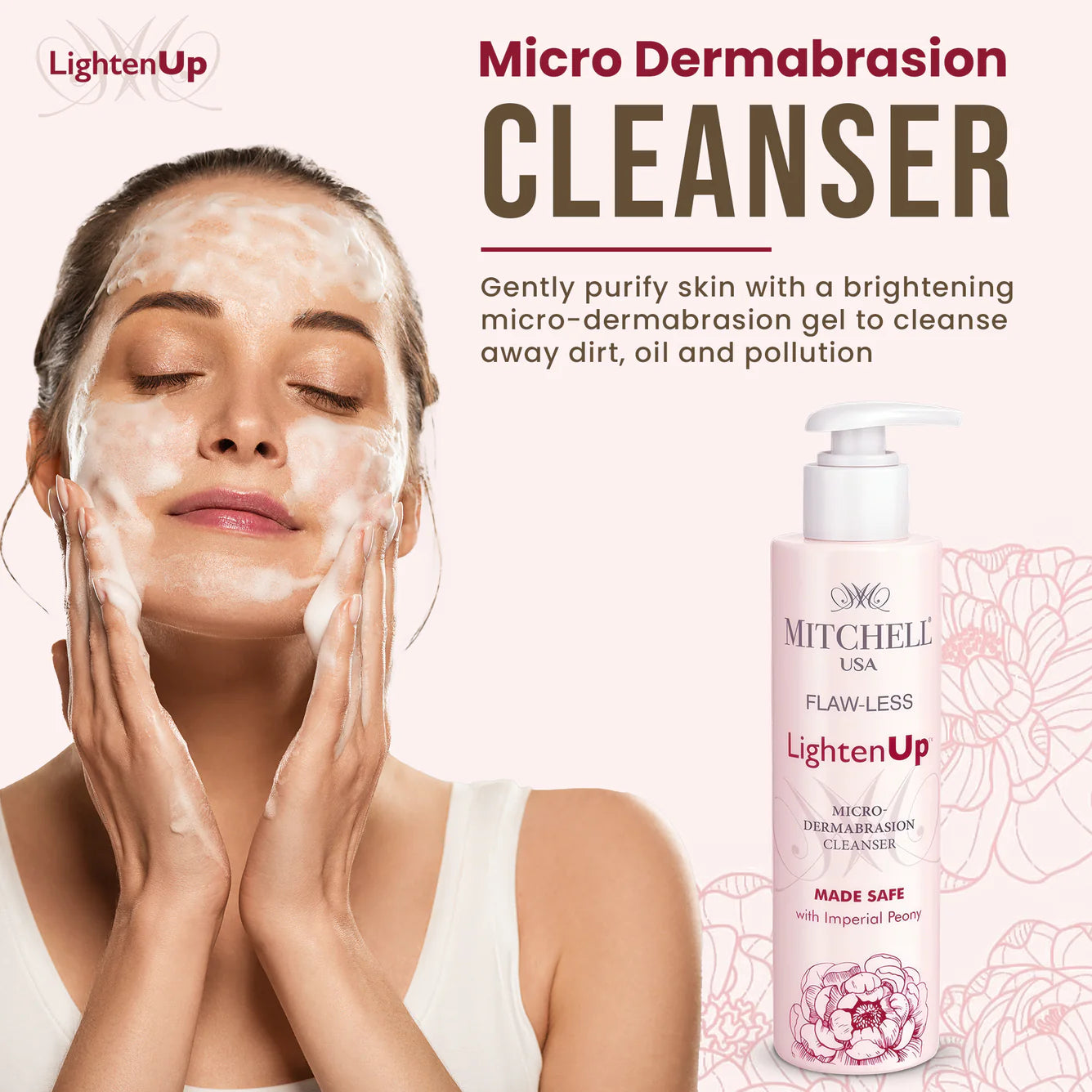 Lighten Up Flaw-Less Micro Dermabrasion Cleanser 150g