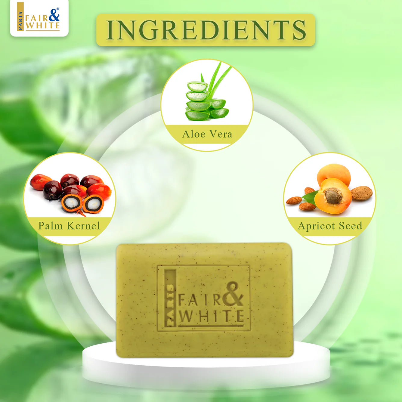 Fair & White Original Aloe Vera Exfoliating Soap