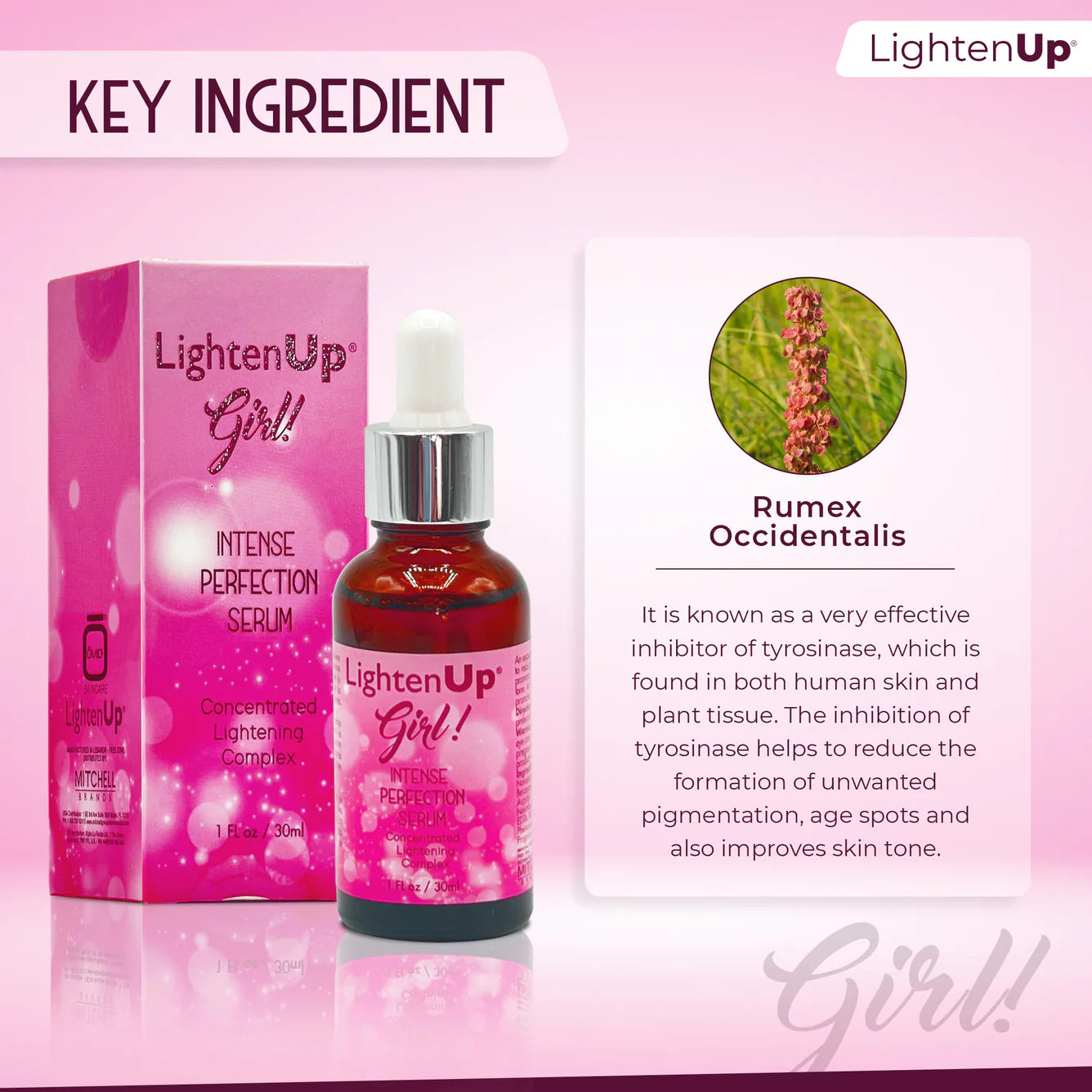 LightenUp Girl! Intense Perfection Lightening Serum - 30ml / 1 Fl Oz