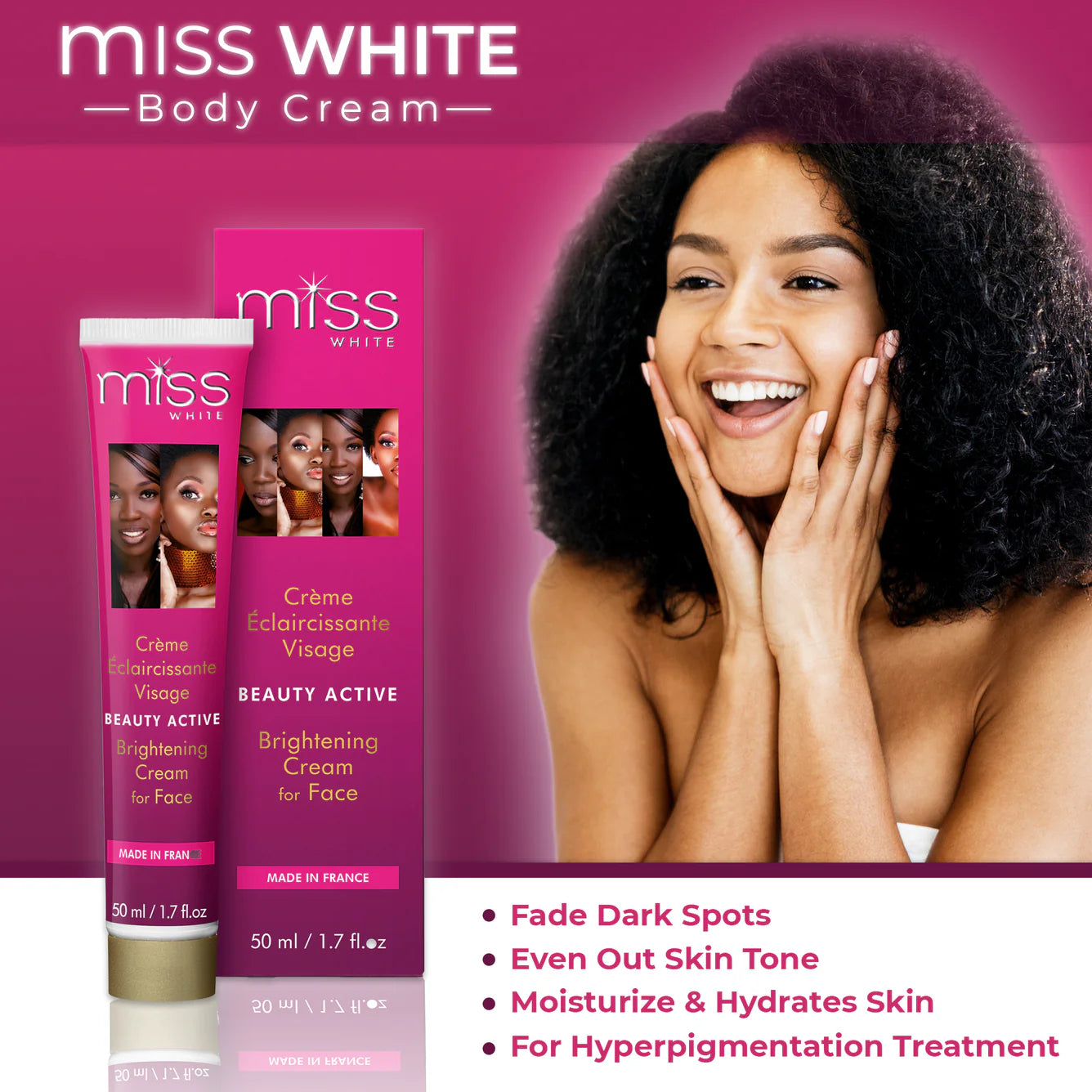 Fair & White Miss White Active Brightening Cream for Face