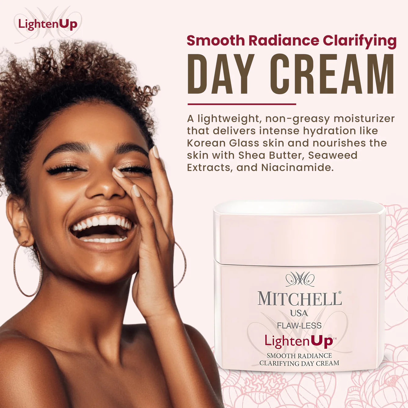Lighten Up Flaw-Less Smooth Radiance Clarifying Day Cream 50g