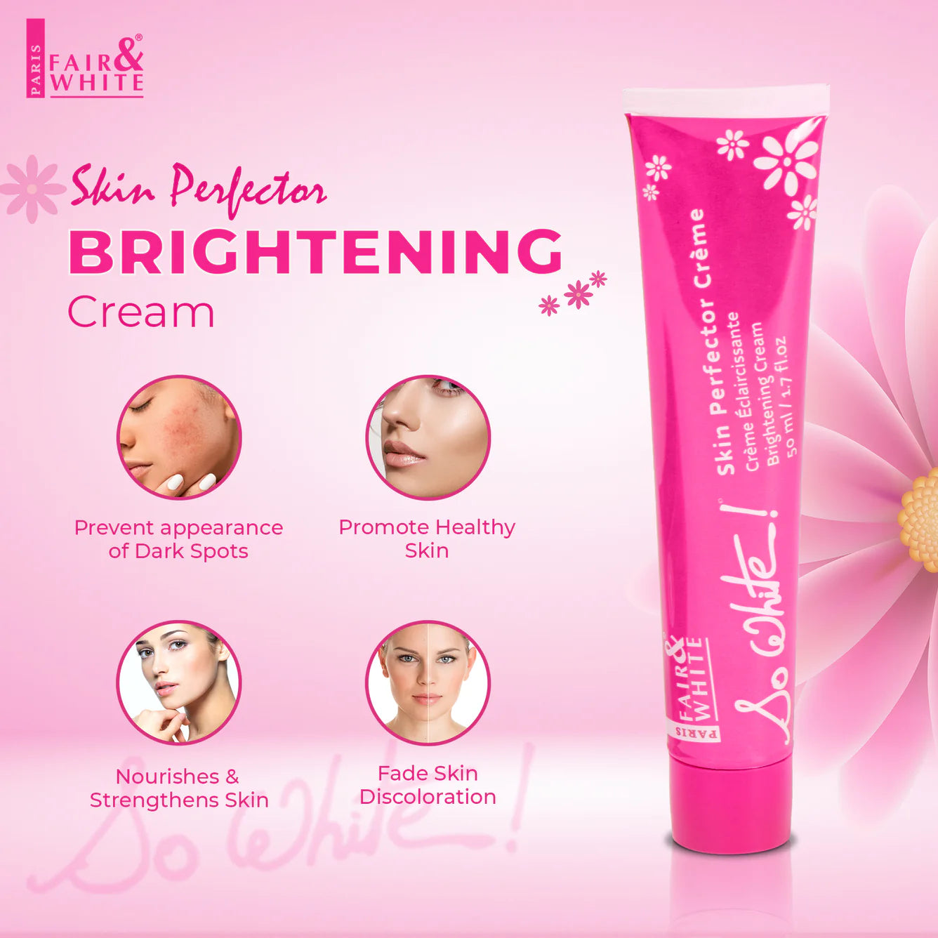Fair & White So White Skin Perfector Lightening Cream - Lightening / Brightening cream - 50ml / 1.6 oz