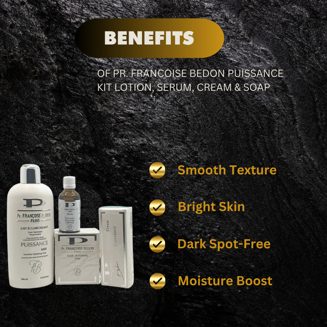 Pr. Francoise Bedon Puissance Kit Lotion, Serum, Cream & Soap