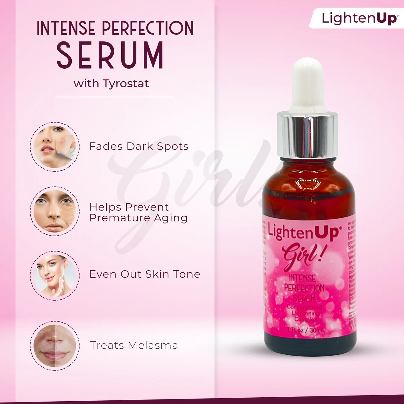 LightenUp Girl! Intense Perfection Lightening Serum - 30ml / 1 Fl Oz