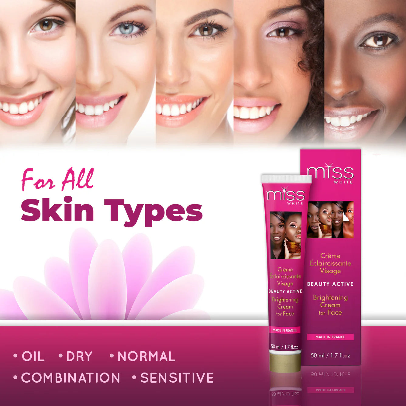 Fair & White Miss White Active Brightening Cream for Face