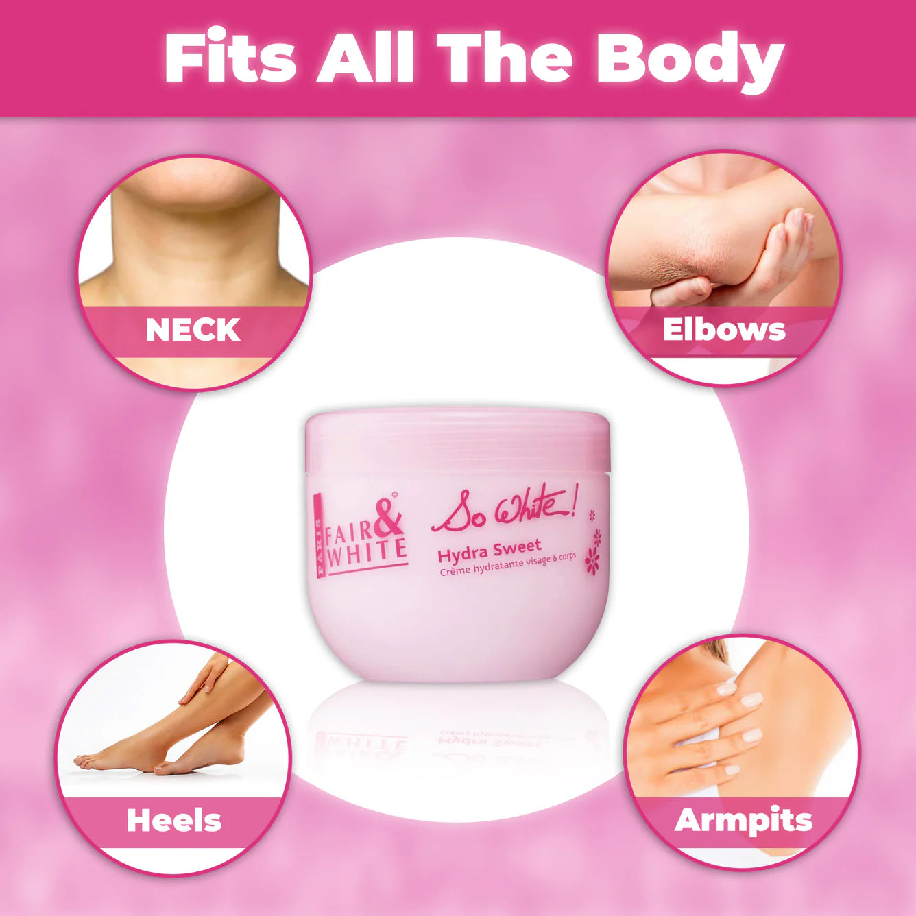 Fair & White So White Hydra Sweet Moisturizing Cream 400ml