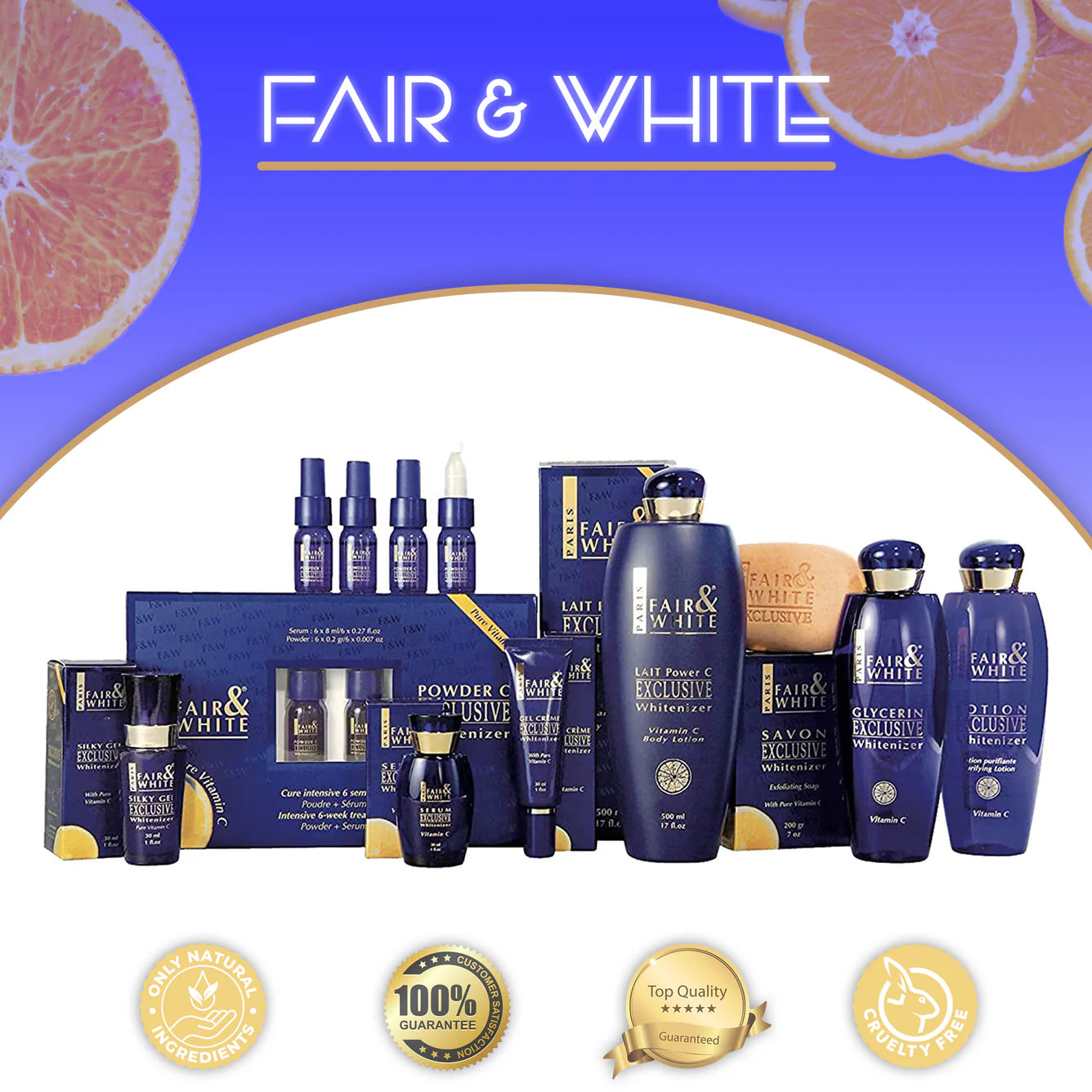 Fair & White Exclusive Exfoliating Soap with Vitamin C