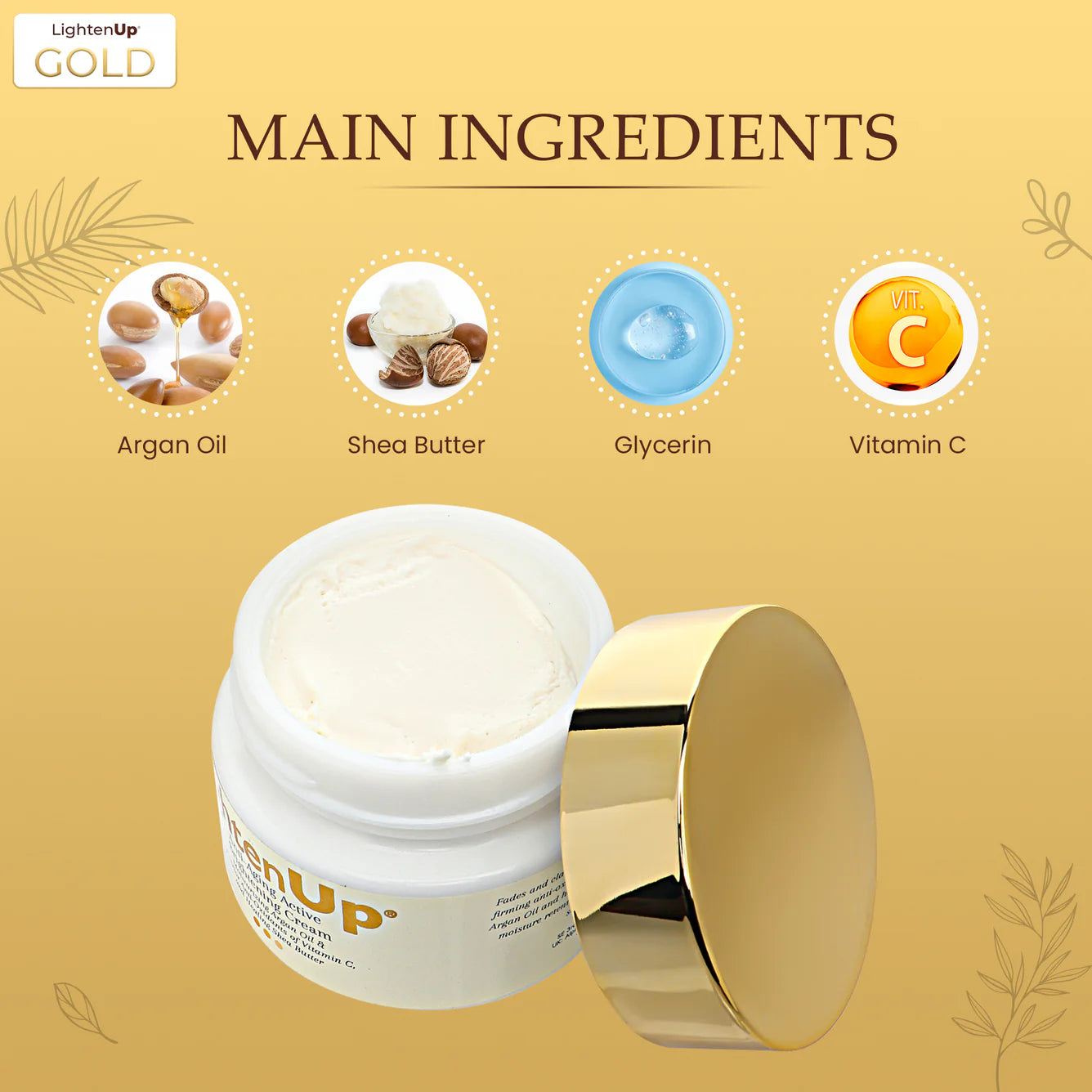 LightenUp Anti-Aging Lightening Cream - 100ml