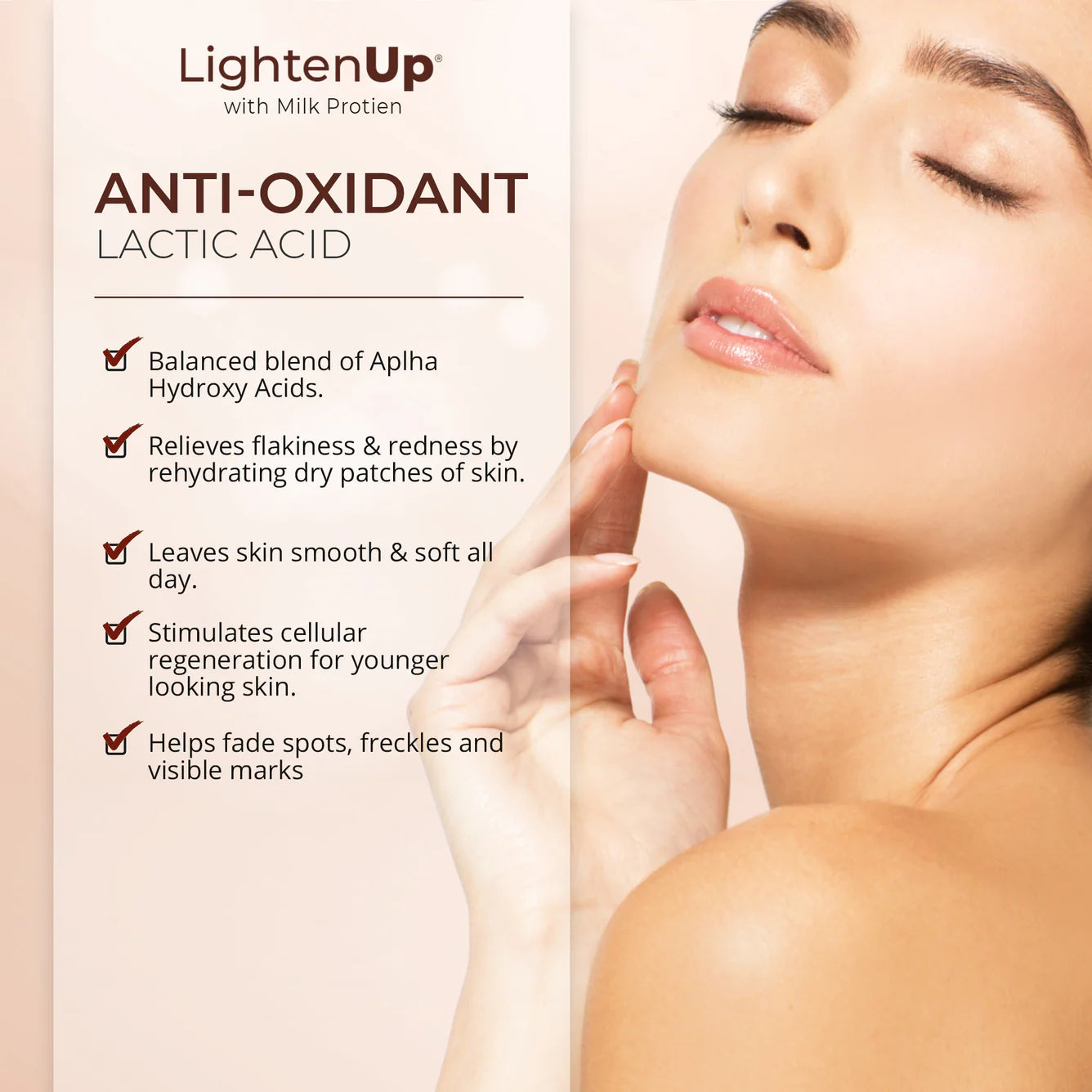 Lightenup Lactic Acid Active Intense Lightening Serum - 30ml