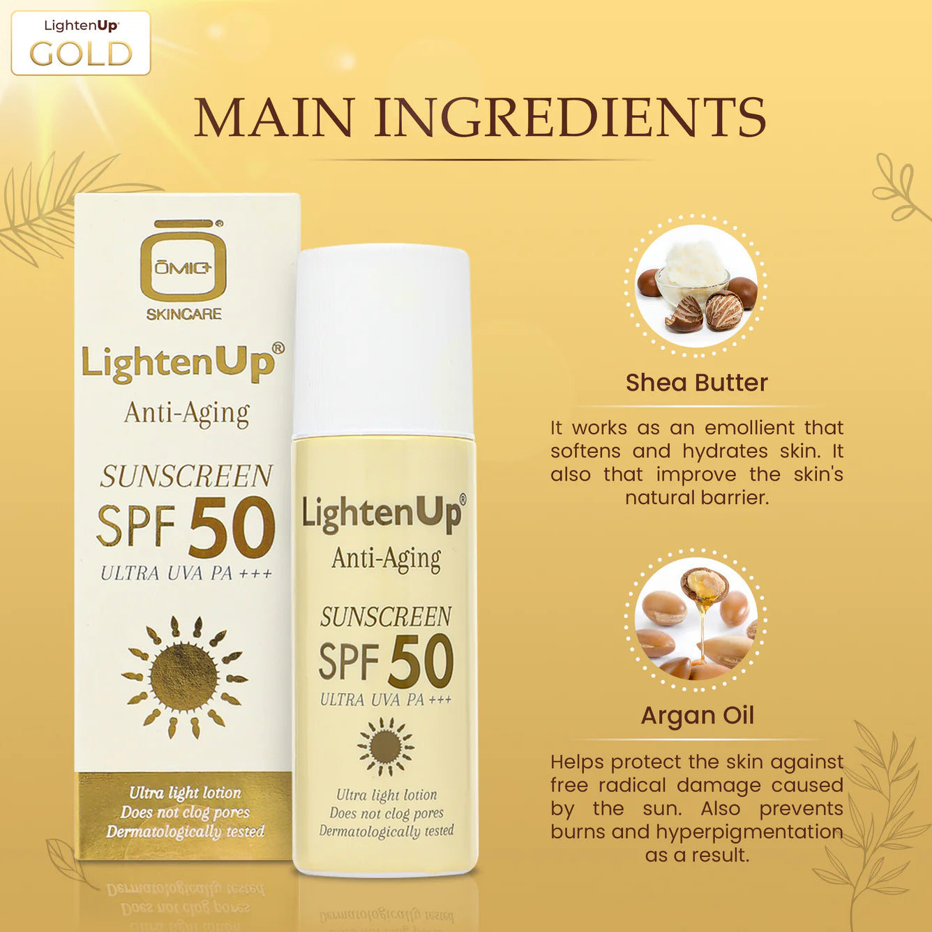 LightenUp Anti-Aging Sunscreen SPF 50