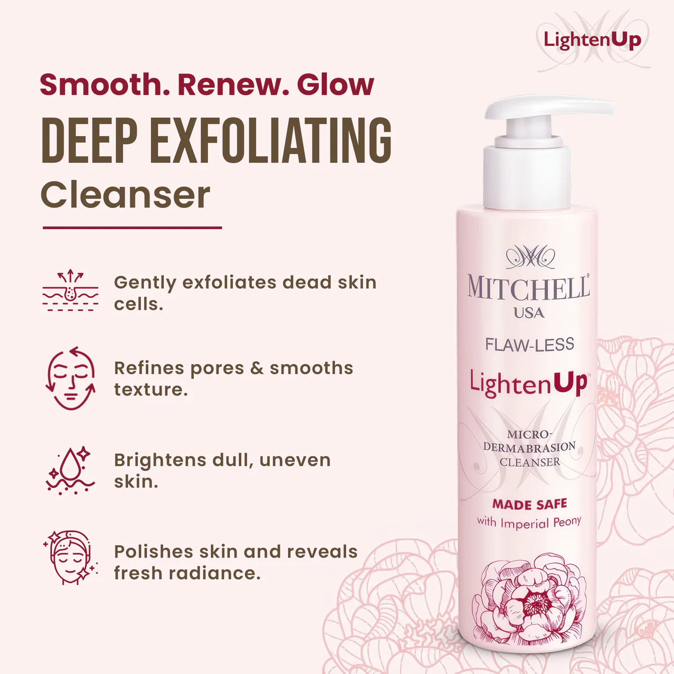 Lighten Up Flaw-Less Micro Dermabrasion Cleanser 150g