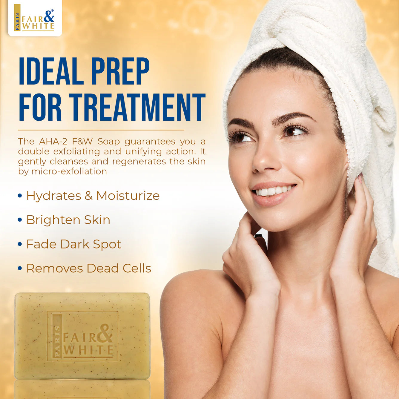 Fair & White Original AHA Exfoliating Soap