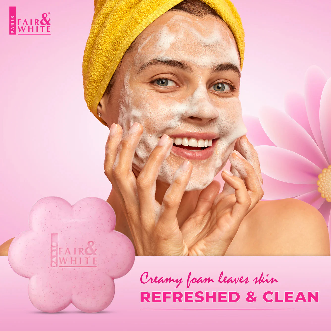 Fair & White So White Exfoliating Soap Gentle Cleansing Bar