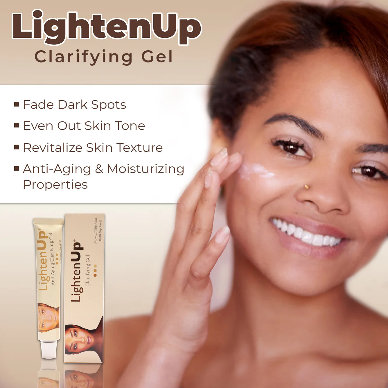 LightenUp Anti-Aging Clarifying Gel - 30g / 1 Oz