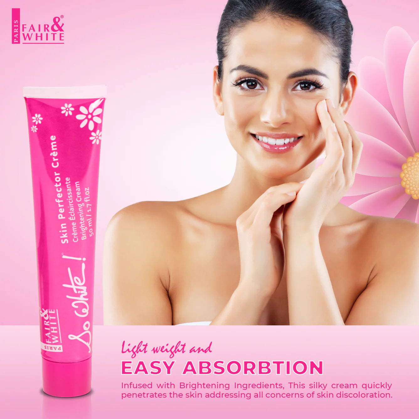 Fair & White So White Skin Perfector Lightening Cream - Lightening / Brightening cream - 50ml / 1.6 oz