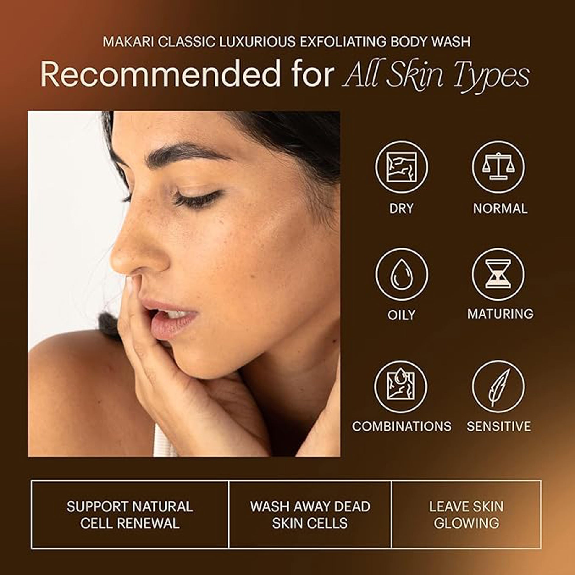 Exfoliating Body Wash With Vitamin C & Aloe Vera