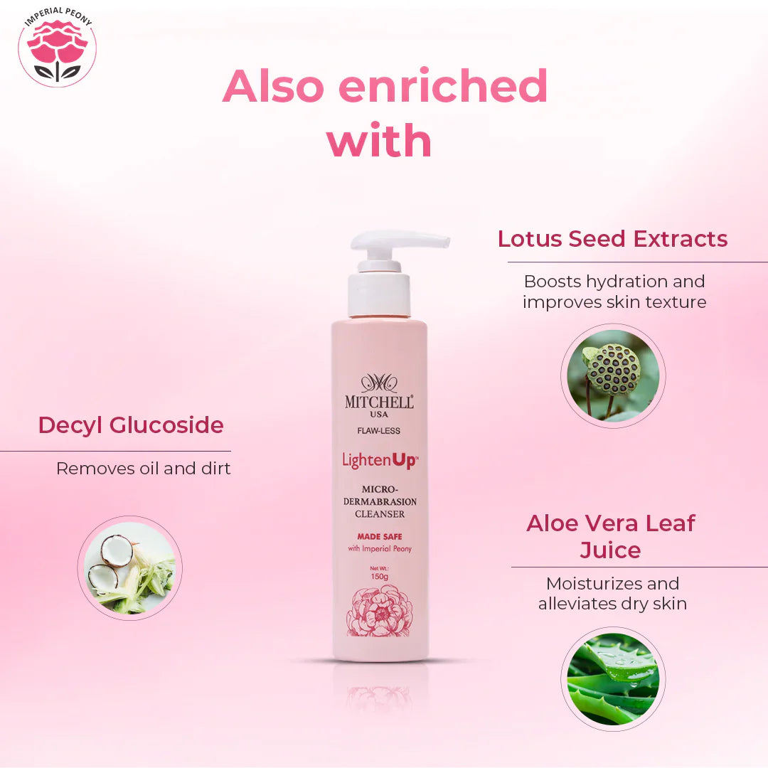 Lighten Up Flaw-Less Micro Dermabrasion Cleanser 150g