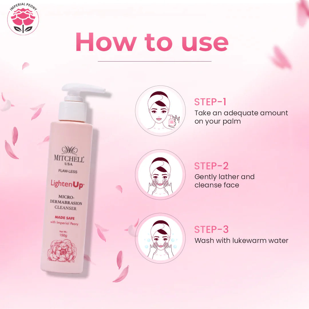 Lighten Up Flaw-Less Micro Dermabrasion Cleanser 150g