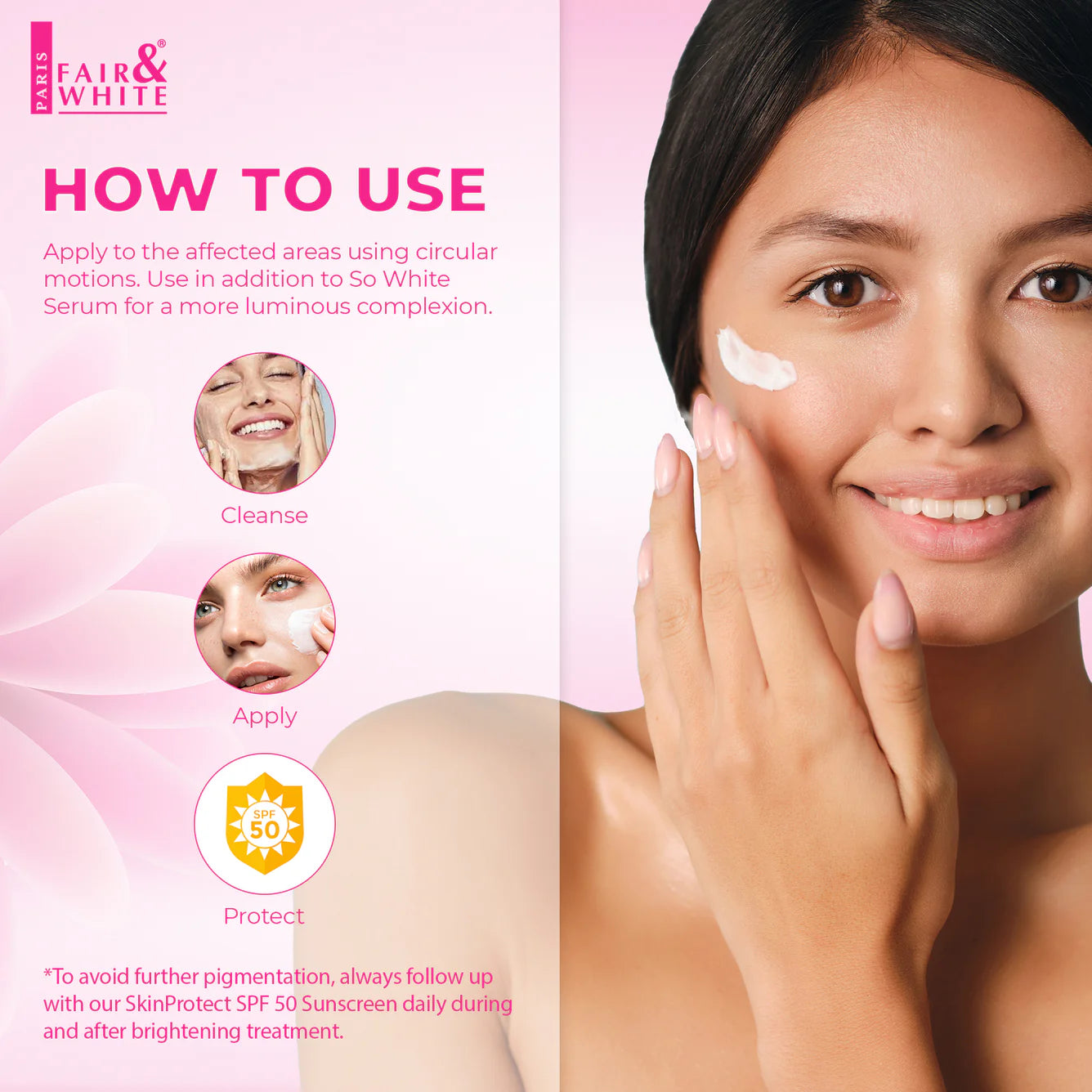 Fair & White So White Skin Perfector Lightening Cream - Lightening / Brightening cream - 50ml / 1.6 oz