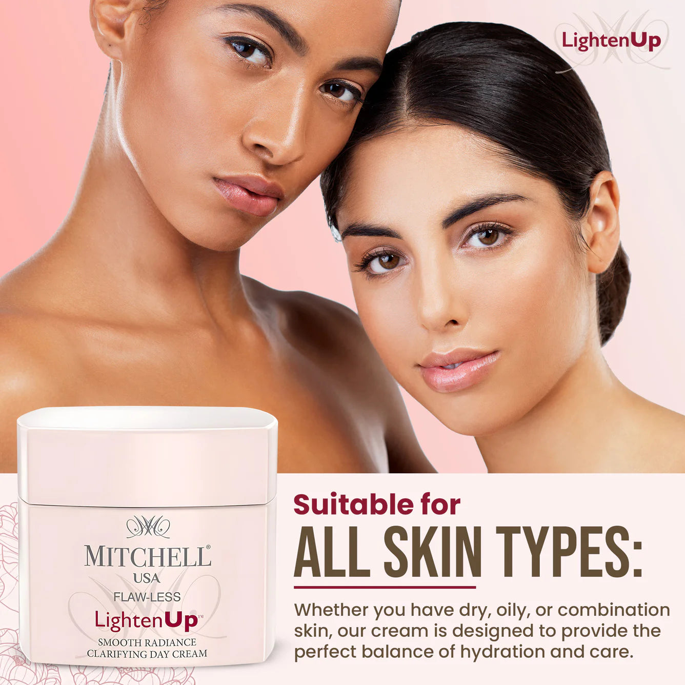 Lighten Up Flaw-Less Smooth Radiance Clarifying Day Cream 50g