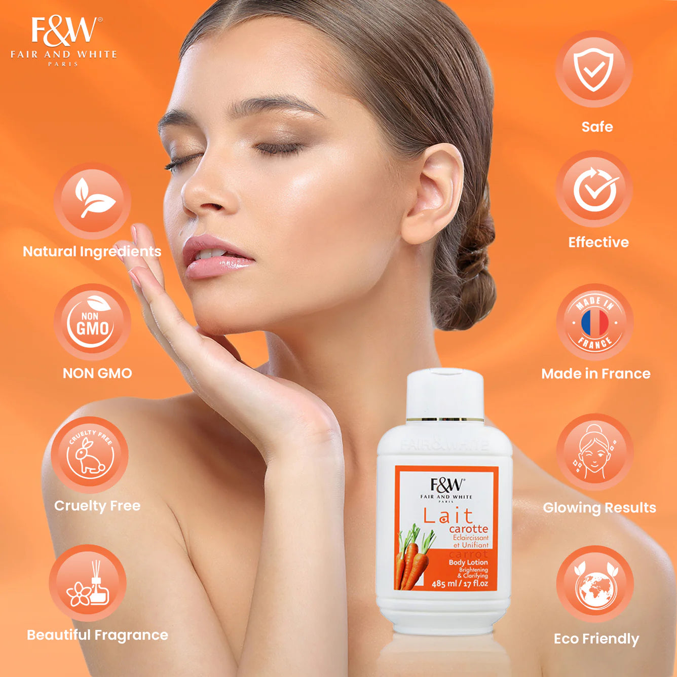 Fair & White Original Carrot Moisturizing Lotion