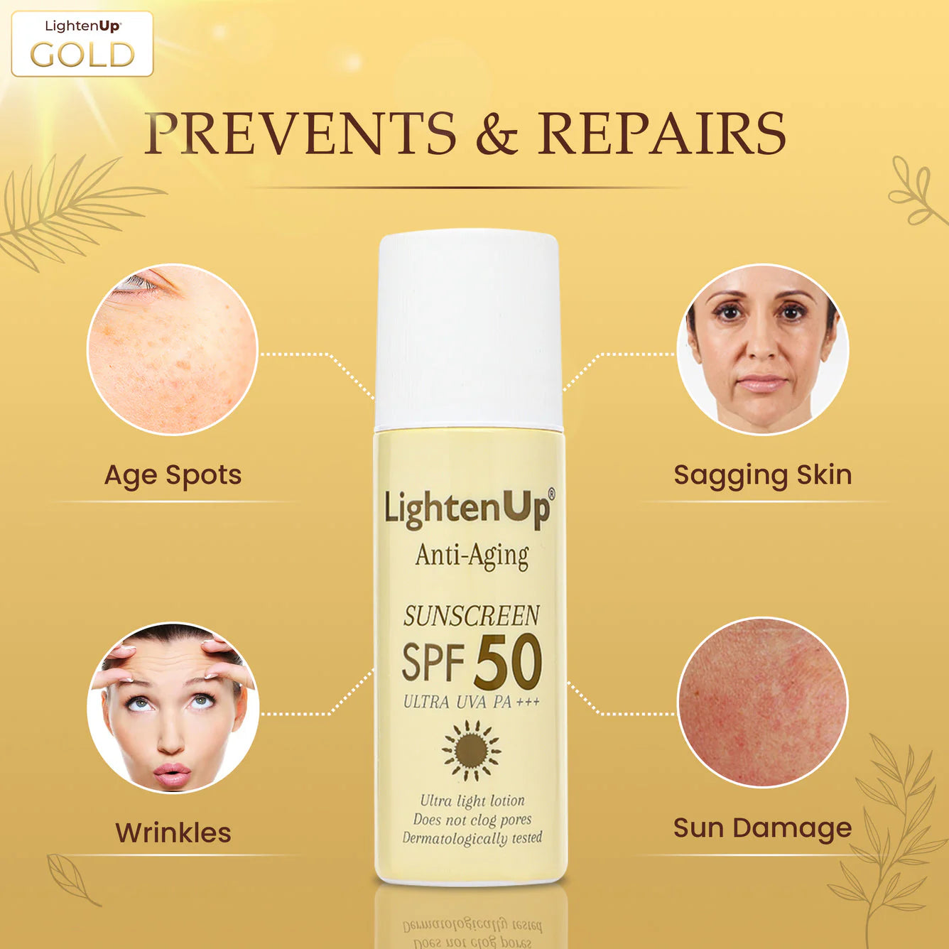 LightenUp Anti-Aging SPF 50 - 400ml