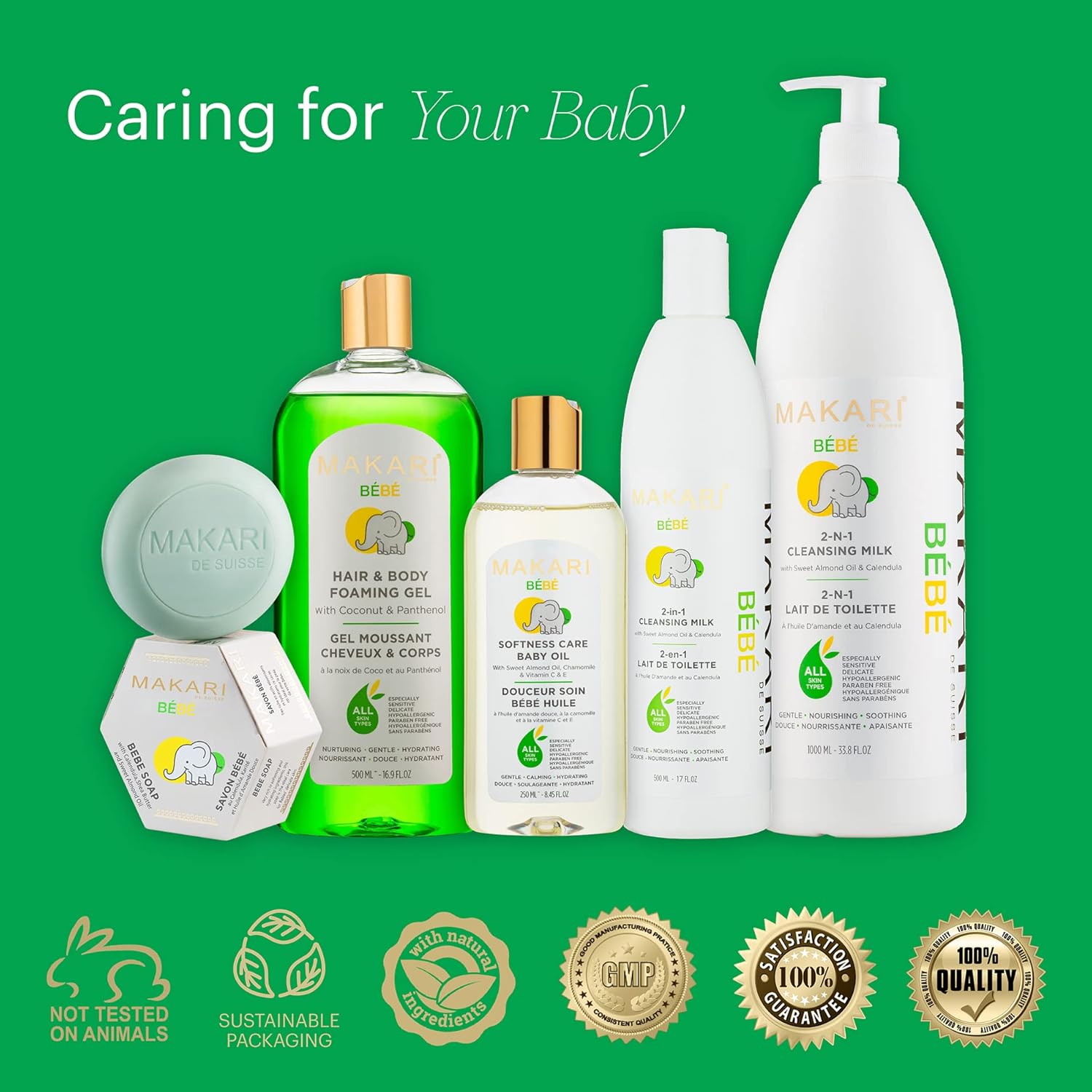 Baby Hair & Body Foaming Gel