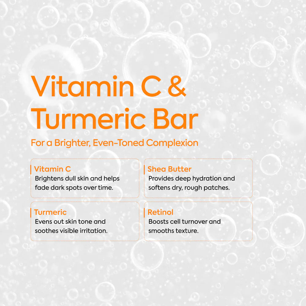 Vitamin C & Turmeric Facial Cleansing Bar - IYKYK