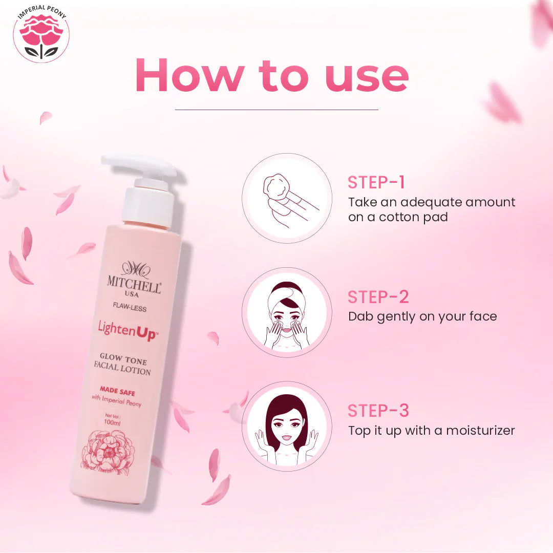 Lighten Up Flaw-Less Glow Tone Facial Lotion 100ml