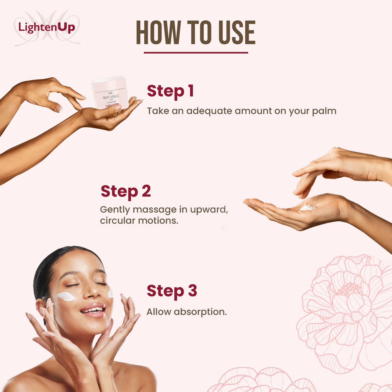 Lighten Up Flaw-Less Smooth Radiance Clarifying Day Cream 50g