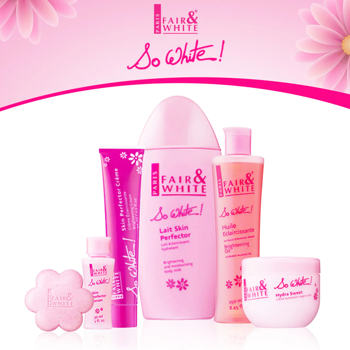 Fair & White So White Exfoliating Soap Gentle Cleansing Bar