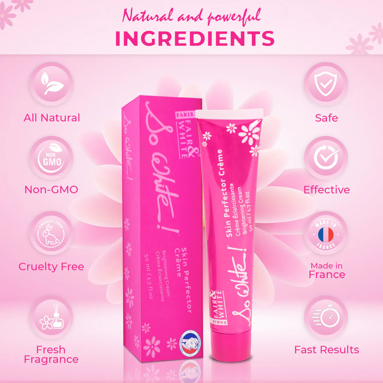 Fair & White So White Skin Perfector Lightening Cream - Lightening / Brightening cream - 50ml / 1.6 oz