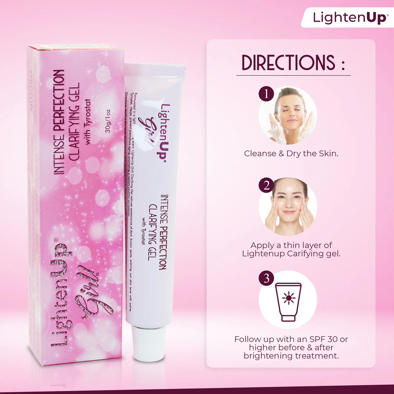 LightenUp Girl! Intense Perfection Lightening Gel - 30g / 1 Oz
