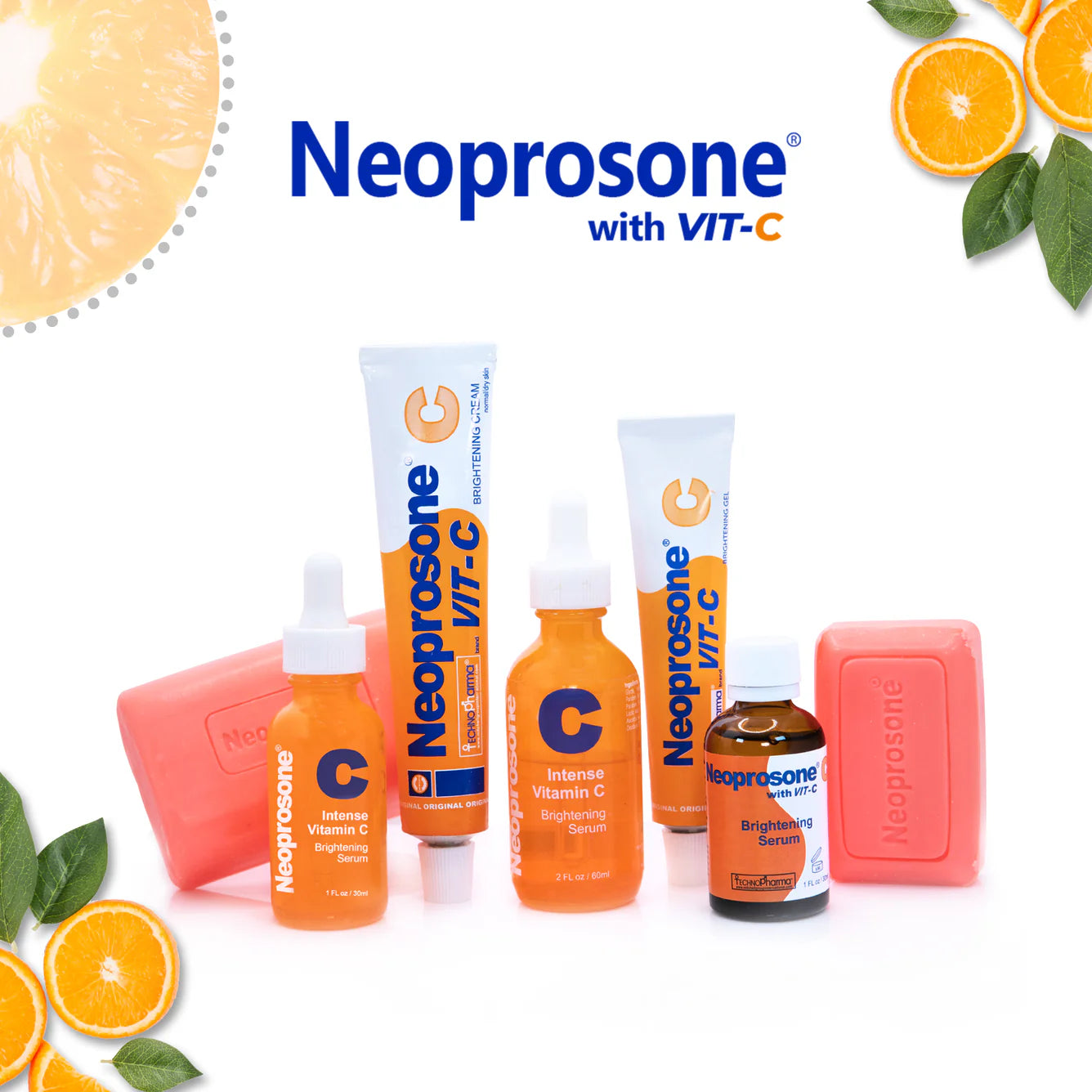 Neoprosone Brightening Cream with Vitamin C - 50g / 1.75 Fl Oz