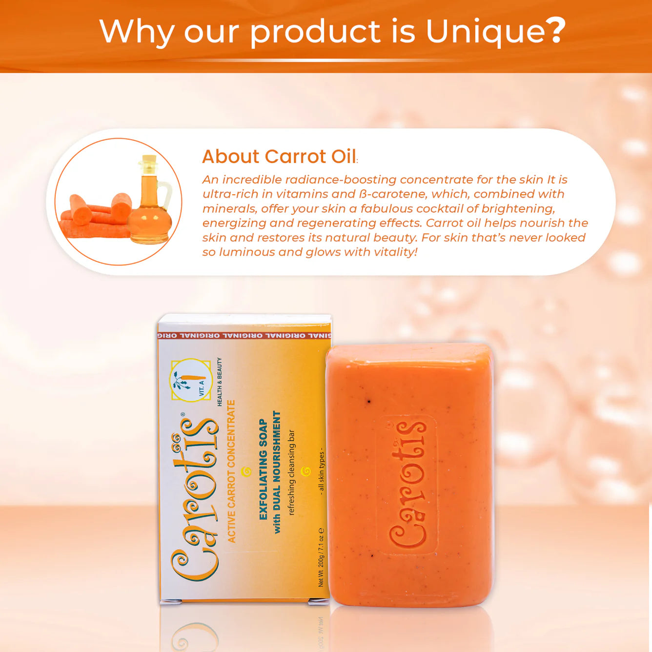 Carotis Exfoliating Soap - 200g