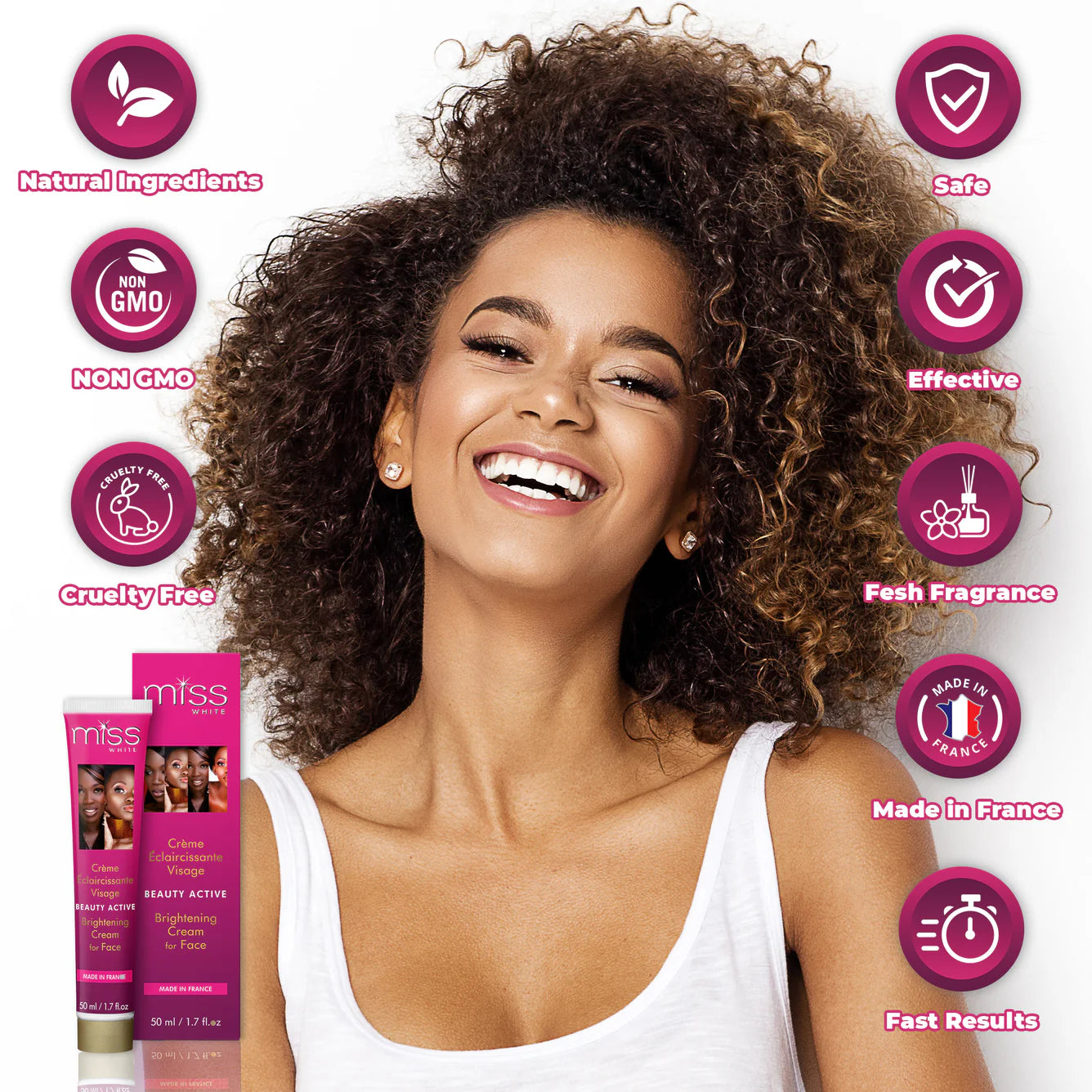 Fair & White Miss White Active Brightening Cream for Face