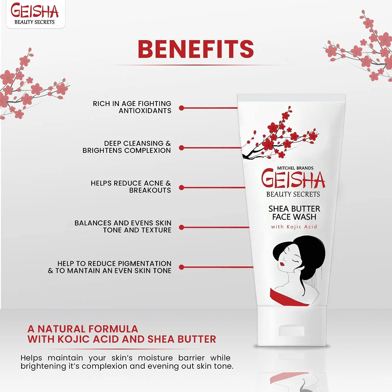 Geisha Face Wash 60ml