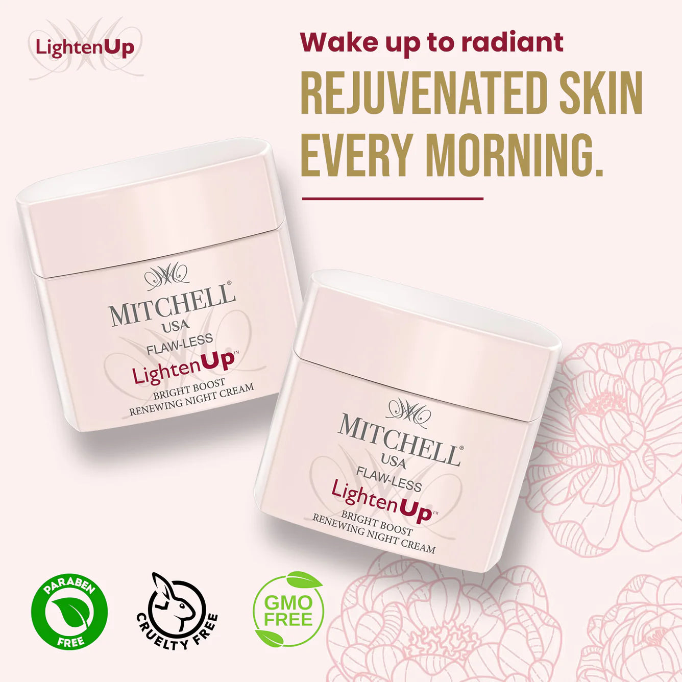 Lighten Up Flaw-Less Bright Boost Renewing Night Cream 50g