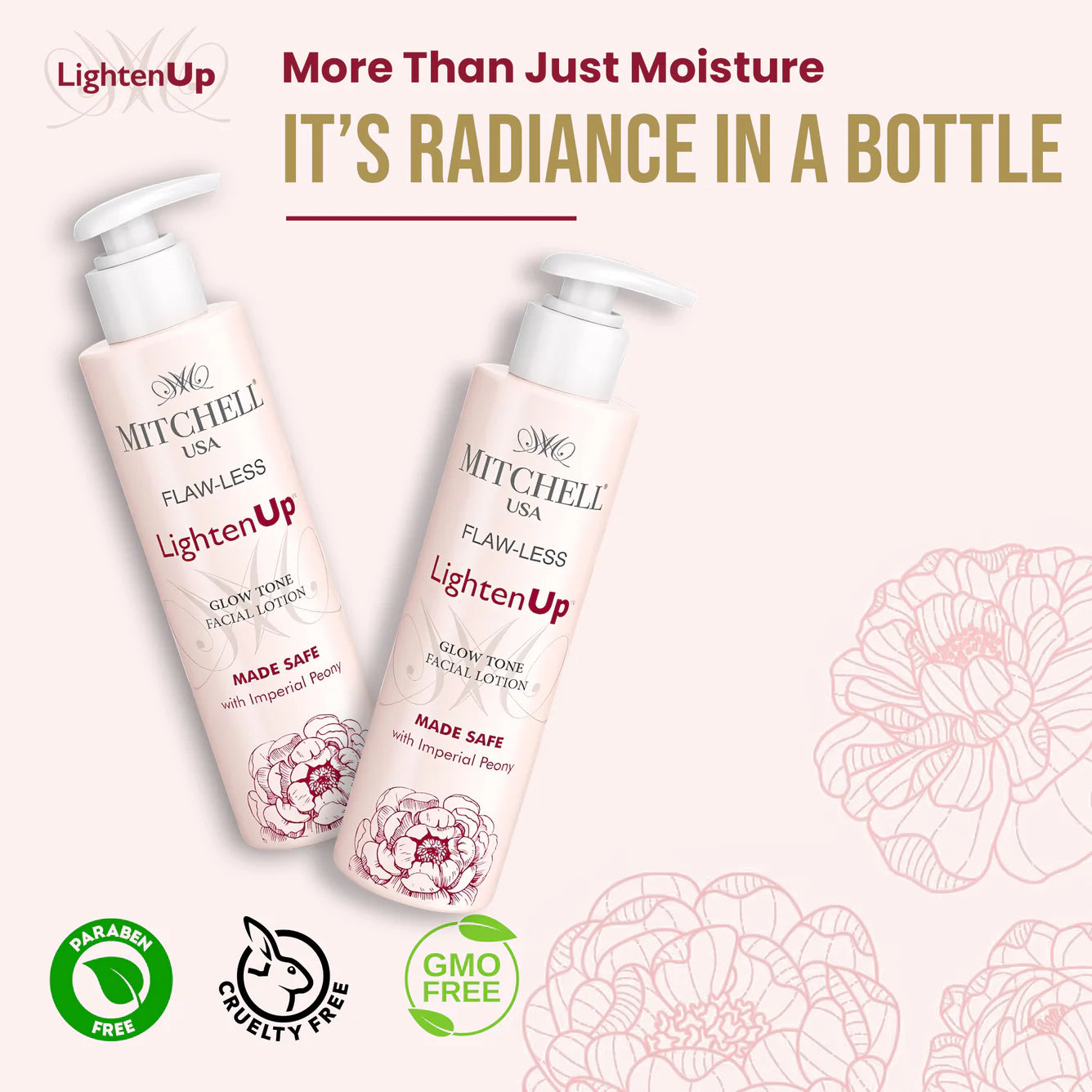 Lighten Up Flaw-Less Glow Tone Facial Lotion 100ml