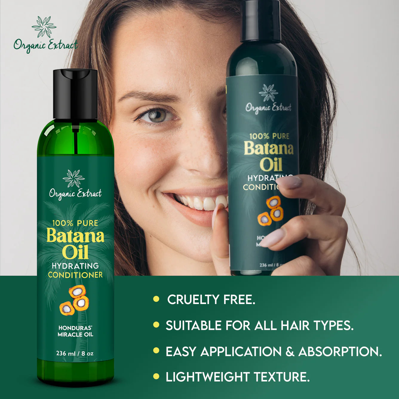 Organic Extract Batana Oil Hair Conditioner 8 oz/