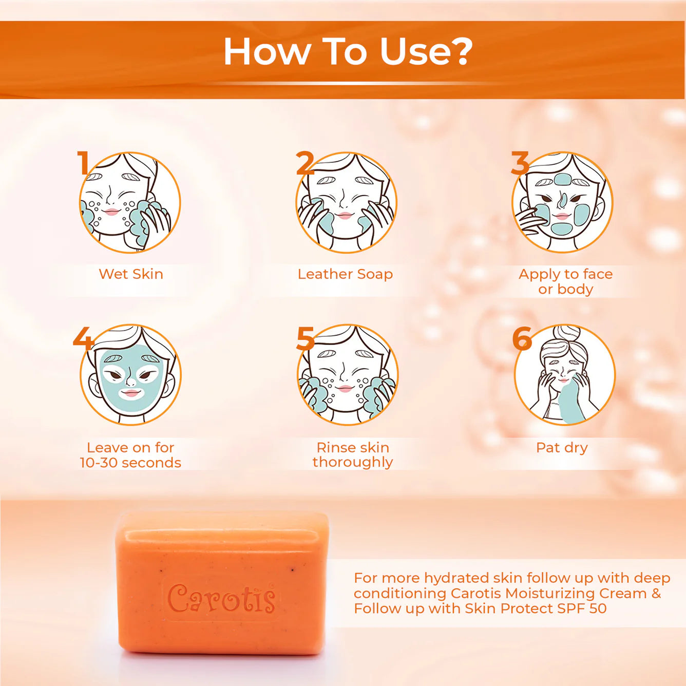 Carotis Exfoliating Soap - 200g